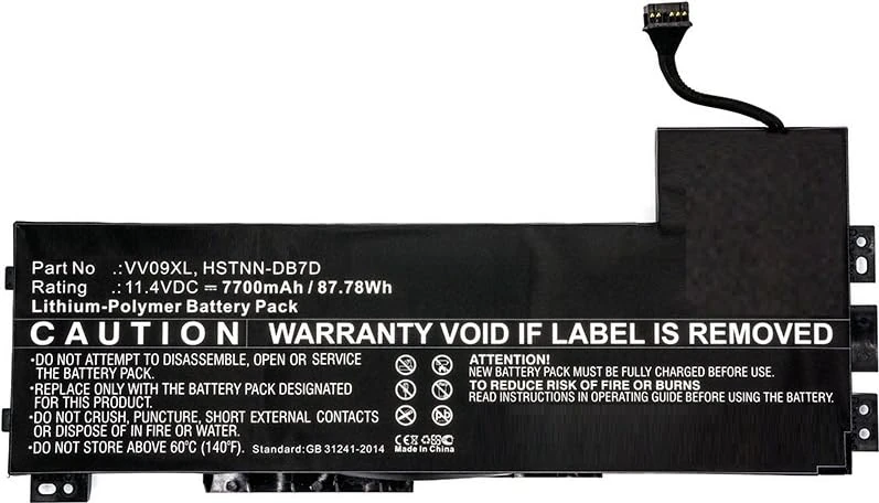 MicroBattery MBXHP-BA0088 Notebook components additional battery/battery - additional notebook components (battery/battery, HP, ZBook 15 G3, ZBook 17 G3) - Image 1