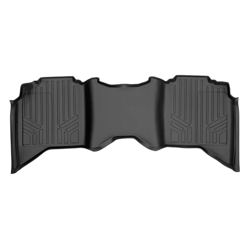 SMARTLINER Floor Mats 2nd Row Liner Black for 2009-2018 Ram 1500-2010-2018 Ram 2500/3500 Crew Cab