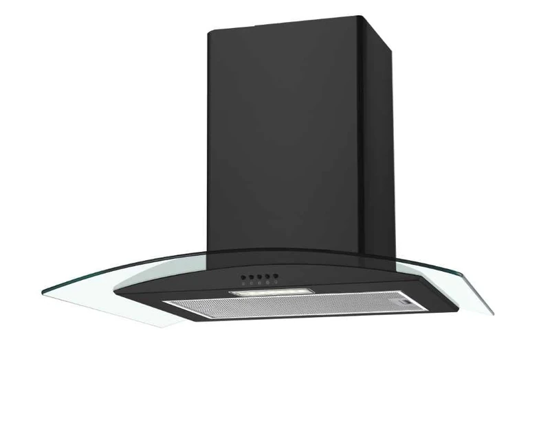 Candy CGM60NN 3 Speed 60cm Triangle Cooker Hood, LED Lighting, Washable filters, Black