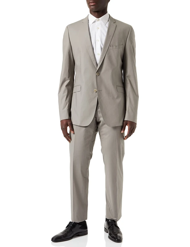 Strellson Premium Men's Allen-Mercer AMF Suit, Grey (Medium Grey 035), 102