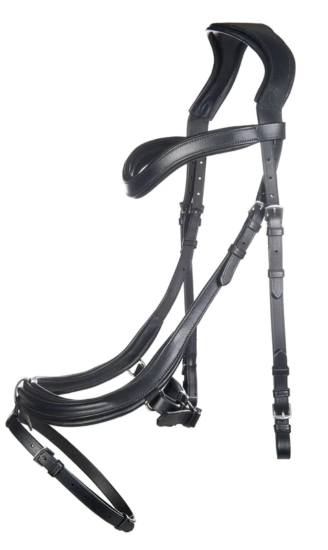HKM Anatomic Bridle Black Pony