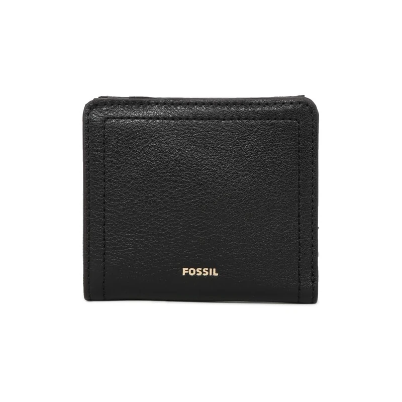 Fossil Wallet for Women Logan, Leather/Polyurethane Trim Bifold black 10.2 cm L x 2.5 cm W x 8.9 cm H SL7829001
