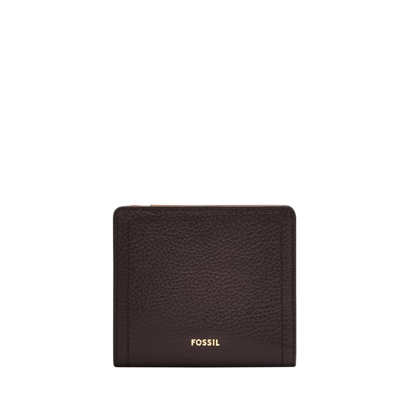 Fossil Wallet for Women Logan, Leather/Polyurethane Trim Bifold brown 10.2 cm L x 2.5 cm W x 8.9 cm H SL7829200