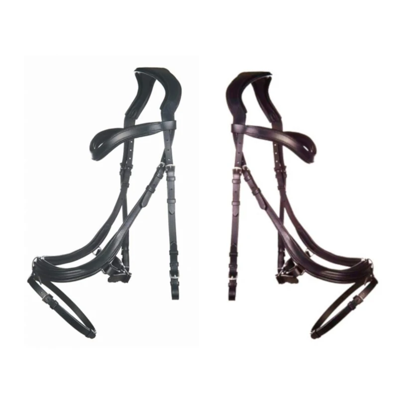 HKM Anatomic Bridle Brown Full