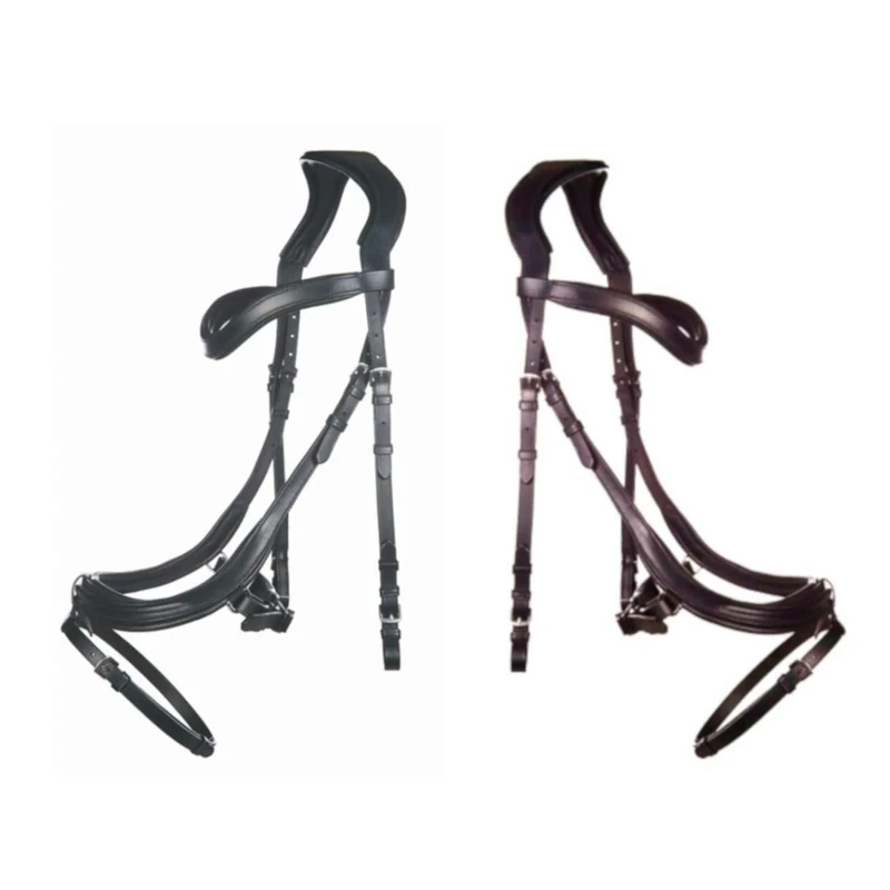 HKM Anatomic Bridle Black Full