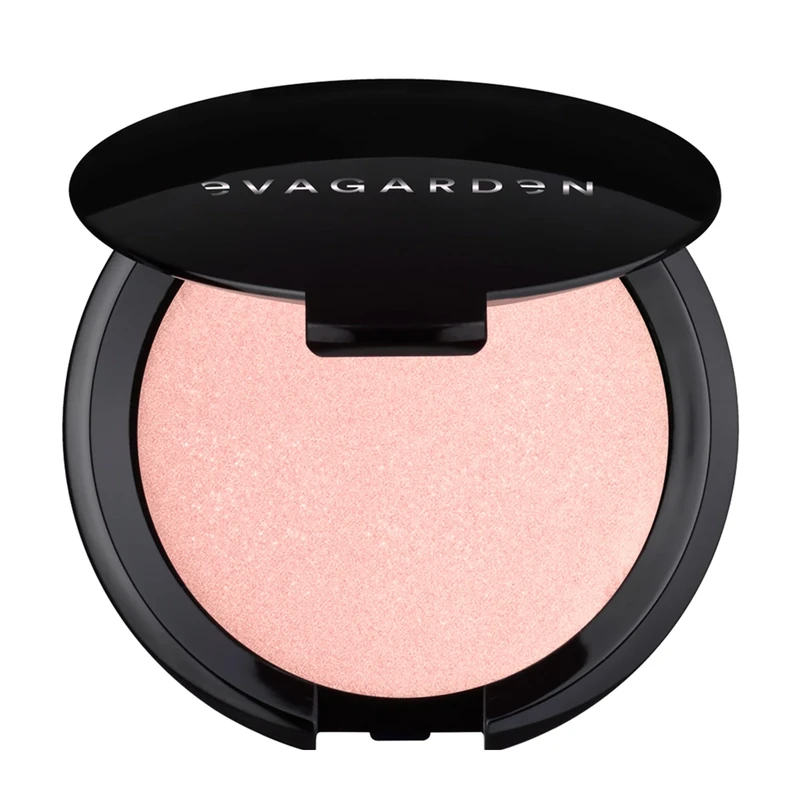 EVAGARDEN Superpearly Illuminant Powder - High Concentration of Pearls Gives Brightness to Your Skin - Melts Pleasantly and Hydrates - Emphasizes Facial Features - 918 Moon - 0.35 oz Highlighter