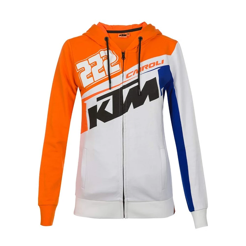 CAIROLI- KTM,FULL ZIP HOODIE,DONNA,ORANGE,XL