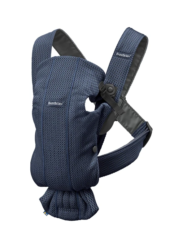 BabyBjörn Baby Carrier Mini, 3D Mesh, Navy blue