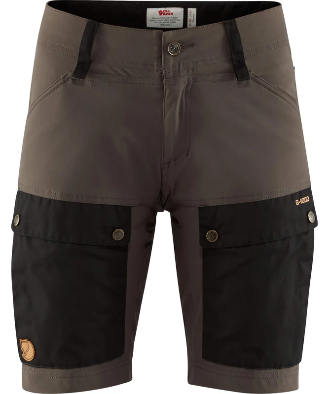 FJALLRAVEN F89853-550-018 Keb Shorts W Black-Stone Grey 34