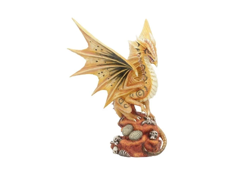 Nemesis Now Adult Desert Dragon Anne Stokes 24.5cm Figurine, Resin, Yellow, One Size