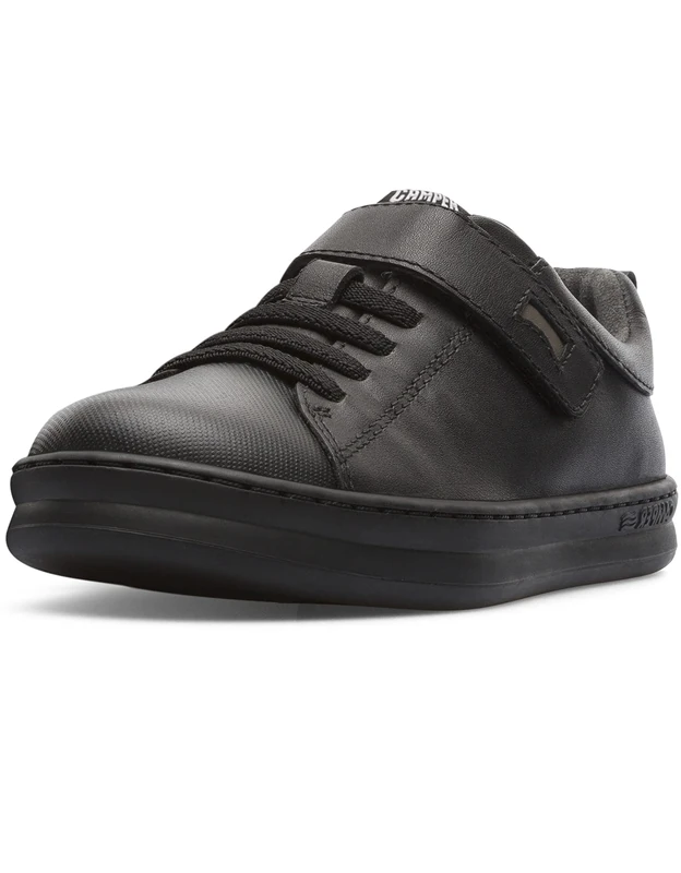 Camper Boy's Runner Four Kids Sneaker, Black, 13 UK