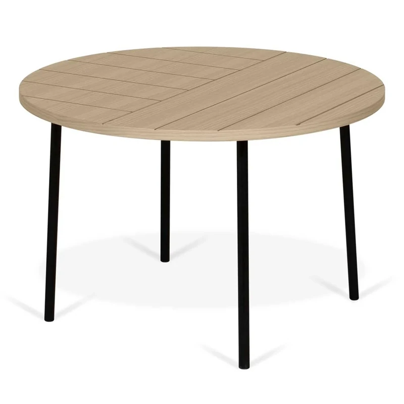 TemaHome Coffee Table, MDF, Light Oak Veneer, 70 x 70 x 45 cm (L-D-H)