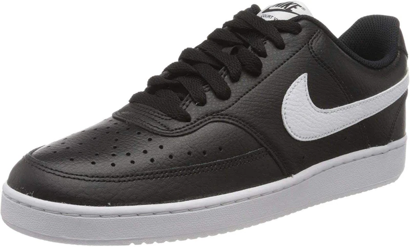 Nike Court Vision Lo, Men's Low-Top Sneakers, Black (Black/White-Photon Dust 100), 8.5 UK (43 EU)