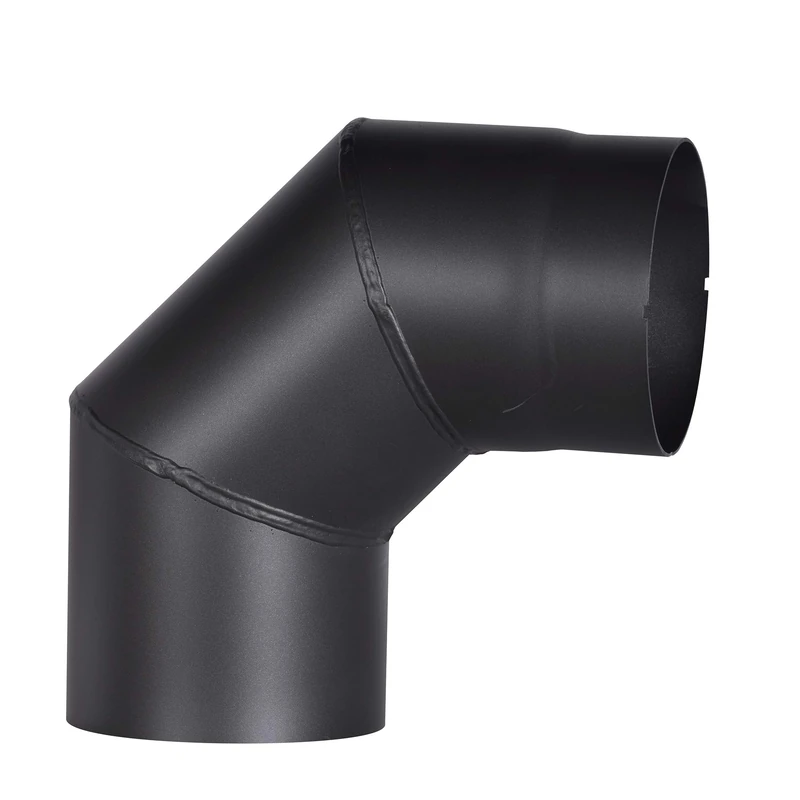 FIREFIX R150/BO Stove Pipe Bend Black