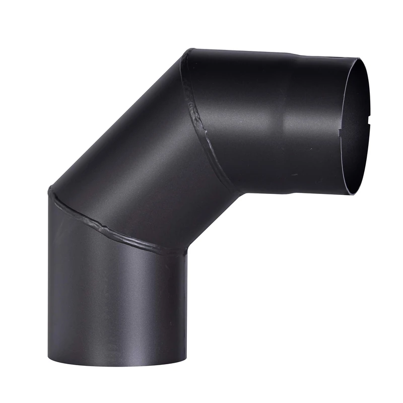 FIREFIX R120/BO Stove Pipe Bend Black