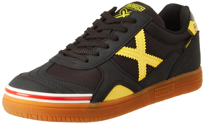 Munich Unisex Adult Gresca Low-Top Sneakers, Black, 12 UK