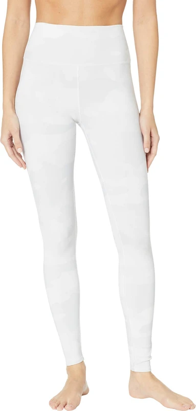Alo Yoga Women's High-Waist Vapor Legging, White Camouflage, XXS