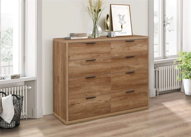 Birlea, Stockwell, Merchant Chest, Rustic Oak Effect, One Size
