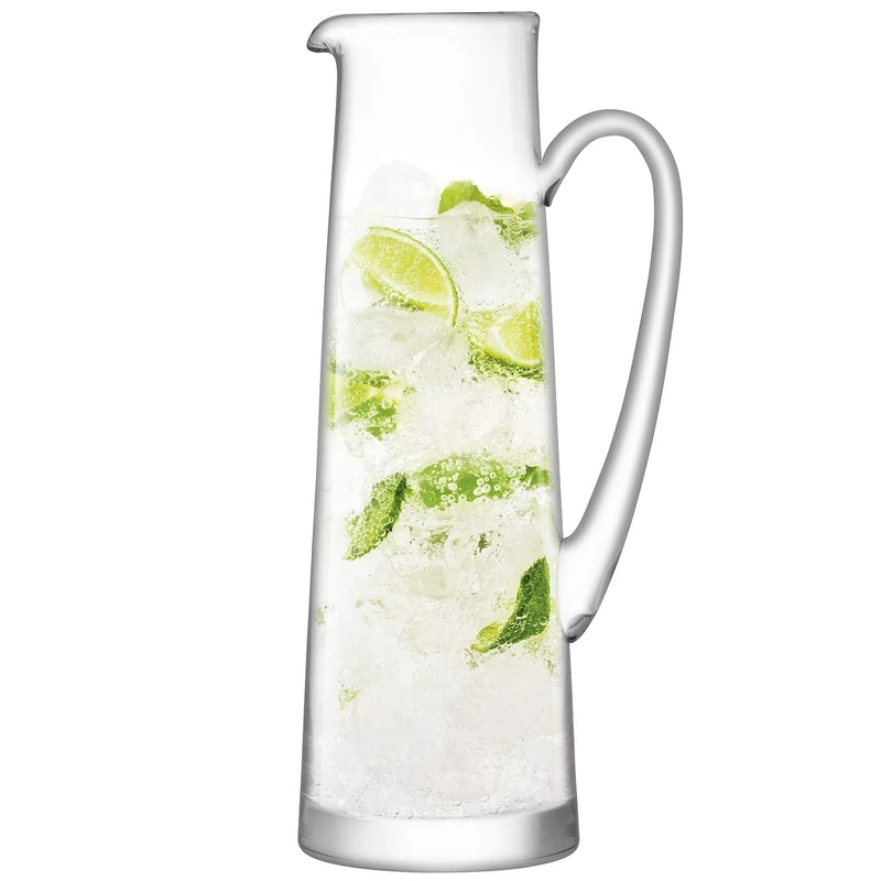 LSA International Bar Tall Tapered Jug 1.7L Clear| 1 Unit | Mouthblown & Handmade Glass | BR47