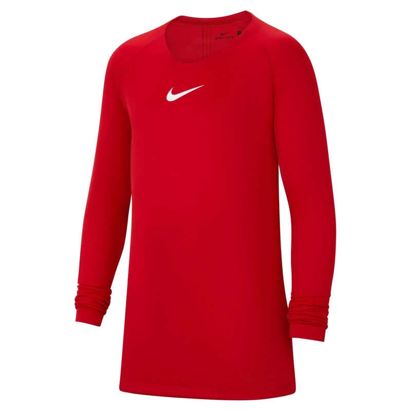 NIKE Boy's Nike Park First Layer Kids Thermal Long Sleeve Top, Red, L UK