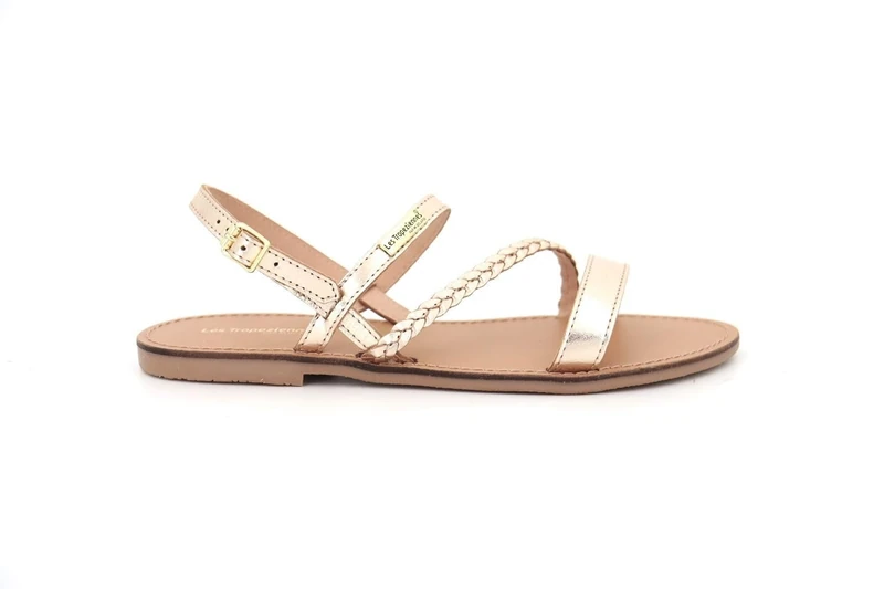 Les Tropéziennes par M. Belarbi Women's Batresse Open Toe Sandals, Gold (or 642), 4 UK
