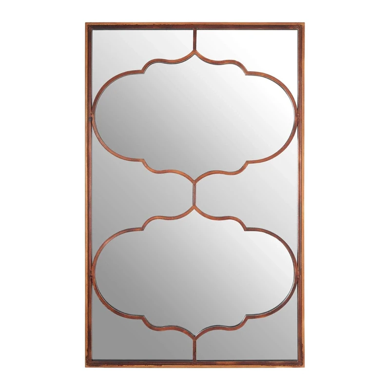 Premier Zariah Wall Mirror, Gold Finish