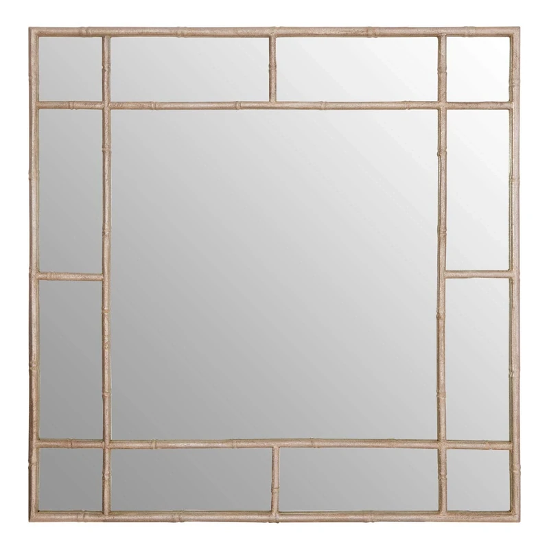 Premier Housewares Wall, MDF, Metal, Mirrored Glass, Resin, 84 x 84 x 3 cm