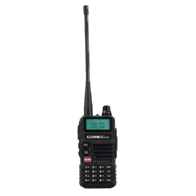Portable VHF/UHF Kombix UV-5RE radio station, dual band, 128CH, 144-146MHz and 430-440Mhz, FM Radio function and signaling torch, 4W, Scan, TOT, VOX, 1500mAh
