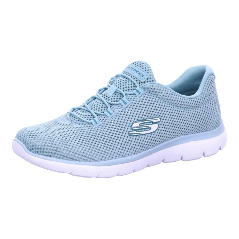 Skechers Womens Summits Artistry Chic Sneaker, Sage Mesh White Trim, 6.5 UK