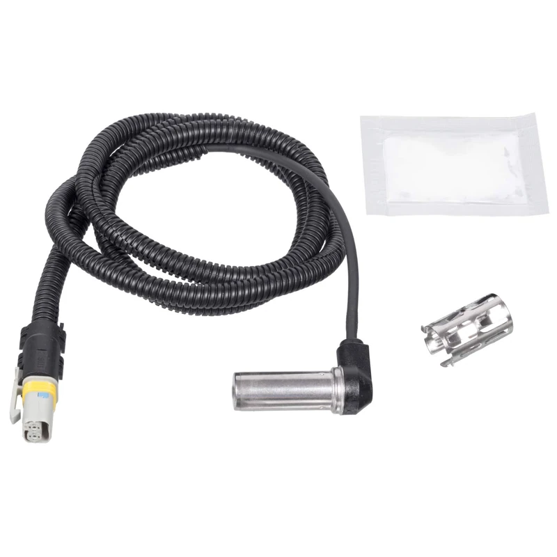 febi bilstein 104140 ABS Sensor with Sleeve and Grease, Pack of 1