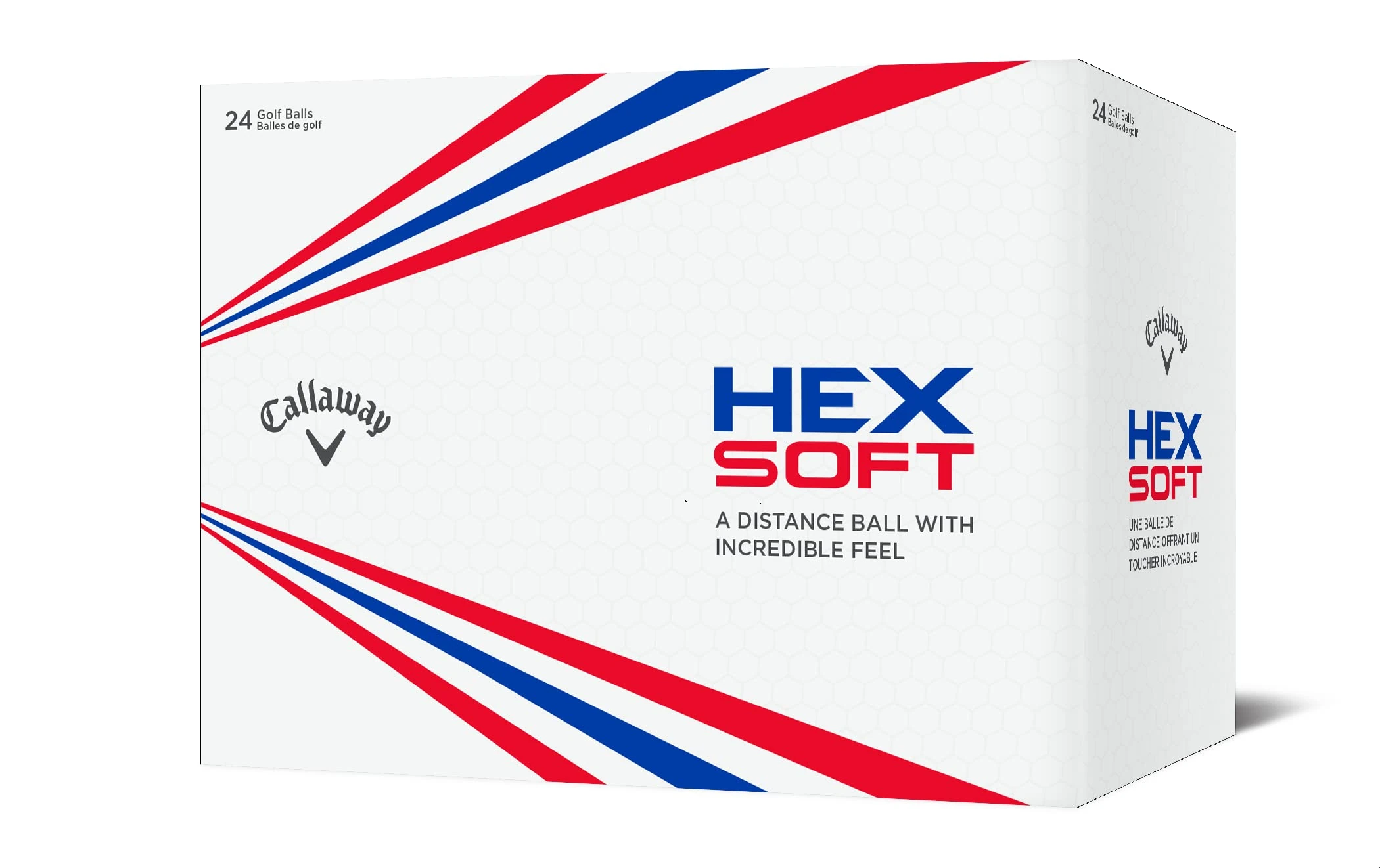 Callaway Golf Hex Soft Golf Balls 2019, White, Two Dozen