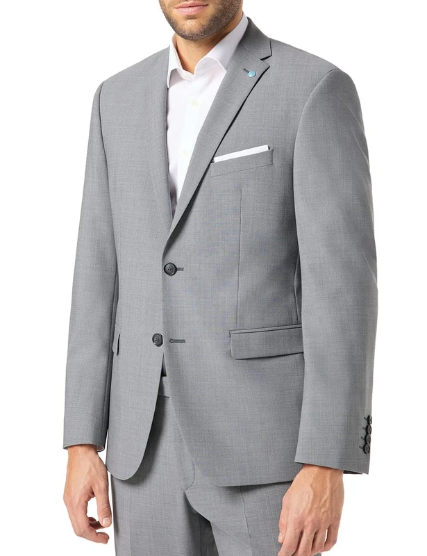 Pierre Cardin Men's Mix & Match Sakko Andre Futureflex Extra Stretch 24/7 Suit, ,Grey (Shell 2600)98 (Manufacturer size: 98)
