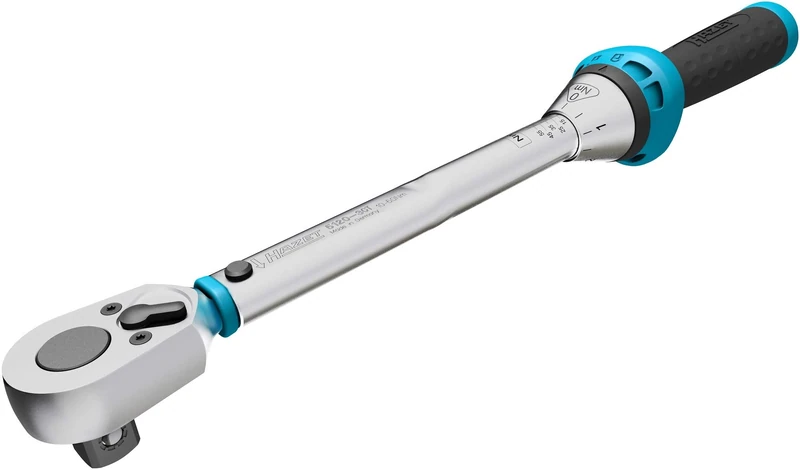 Chiave dinamometrica HAZET 5120-3CT, uscita: quadro 12,5 mm (1/2 pollice), tolleranza: 3 %, 30 denti (angolo di lavoro 12°), cricchetto reversibile compatto e facile da usare, 320 mm"