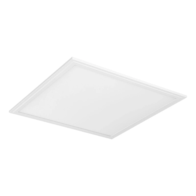 Eglo LED Ceiling Light Panel Salobrena 1, Flush Mount Ceiling lamp Made of White Aluminium and Plastic, Kitchen Lighting, Neutral White, 18 x 18