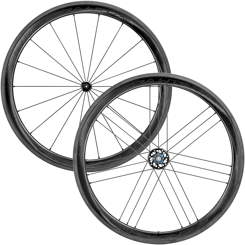 Campagnolo Bora WTO 45 2-Way Fit Tubeless Wheelset, Dark Label, Shimano/SRAM Freehub