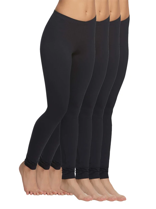 Felina Legging Velvety Super Soft Lightweight Black 2 Pack Black -