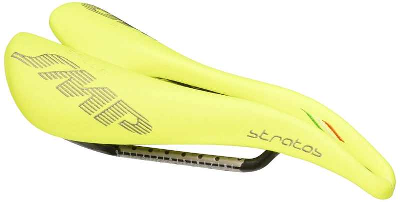 SMP 4BIKE CRB STRATOS SADDLE FLUO YELLOW 2018