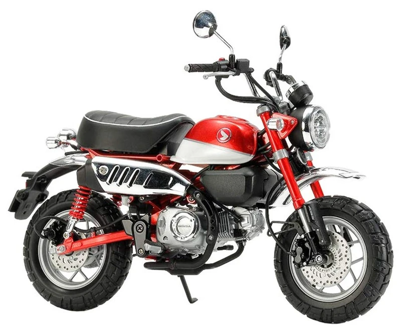 TAMIYA 14134 Honda Vehicle 14134-1:12 Monkey 125, Model Building, Plastic Kit, Unpainted, Grey