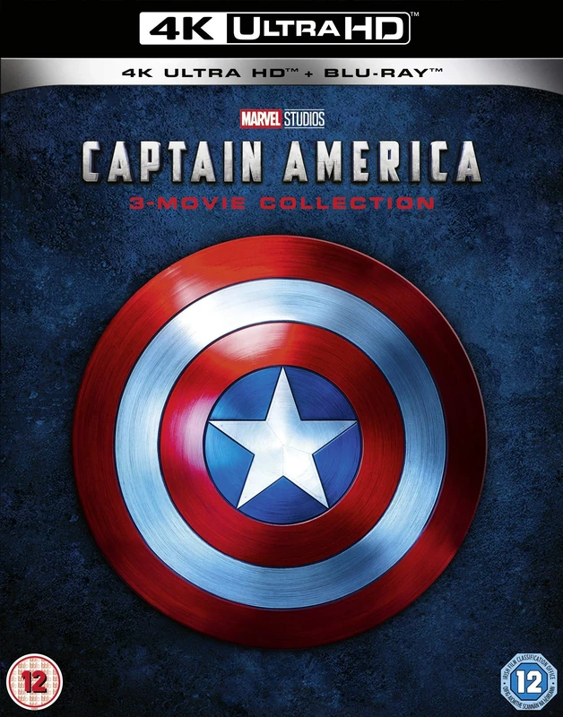 Marvel Studios Captain America 4K Ultra-HD Trilogy [4K Blu-ray] [2019] [Region Free]