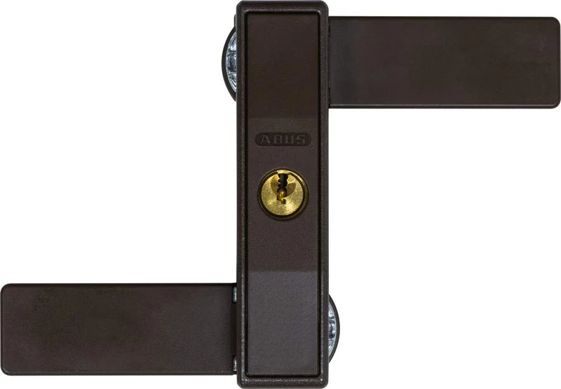 ABUS 85000 2530 B gl Window Lock, Brown, gleichschließend AL0089