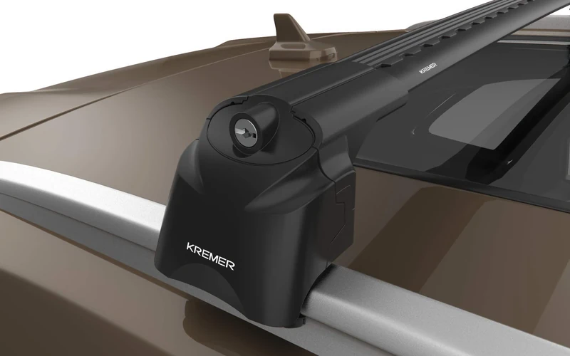 KREMER 56625 Roof Bars, Black