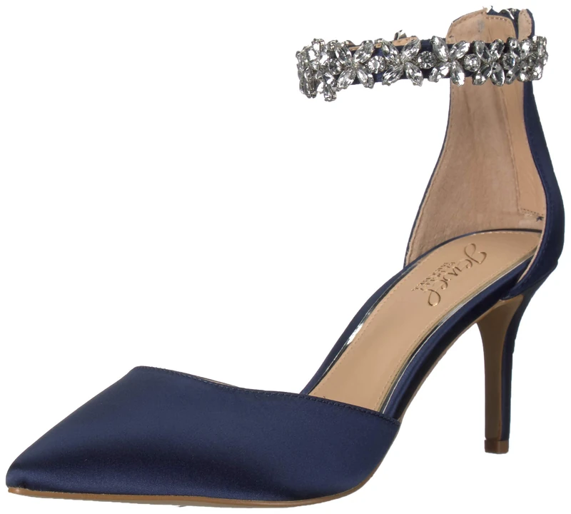 Jewel Badgley Mischka Women's Raleigh Pump, Navy, 5 UK