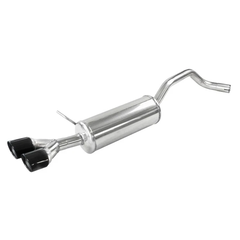 Inoxcar SEIB.25.XR80BLACK 100% INOX Sport Exhaust Seat Ibiza SC (6J) 1.2 Tsi FR 110hp 2015-2x80mm X-Race Black Edition