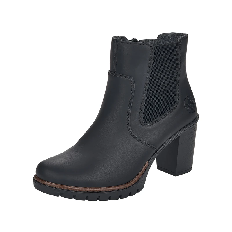 Rieker Herbst/Winter, Women’s Ankle Boots, Black (Schwarz/Schwarz 00), 4 UK (37 EU)