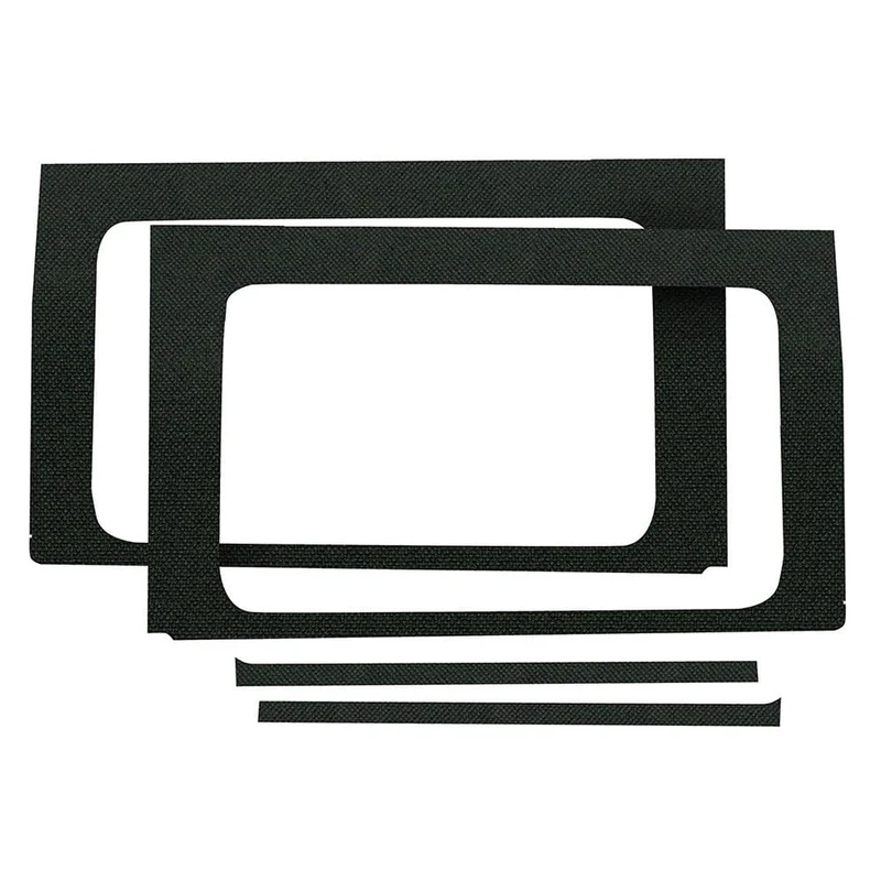 Design Engineering 050173 Boom Mat Sound Deadening Side Window Trim Kit for 4-Door Jeep Wrangler JL (2018-up) - Black