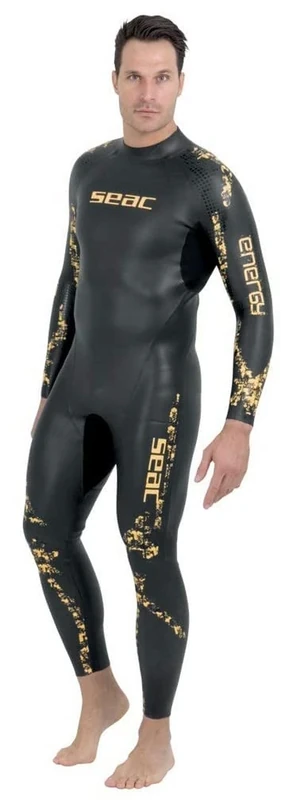 SEAC Energy Man 2mm, ultra-elastic 2mm Smooth Skin neoprene wetsuit for swimming and freediving