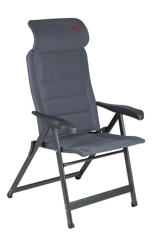 Crespo Reclining Chair, Aluminium, Grey, 77x67x105-121 cm, 237 Air