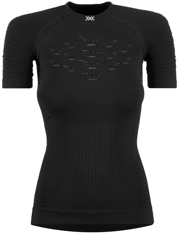 X-BIONIC Women Effektor 4.0 Run Short Sleeve Shirt - Opal Black/Arctic White, X-Small