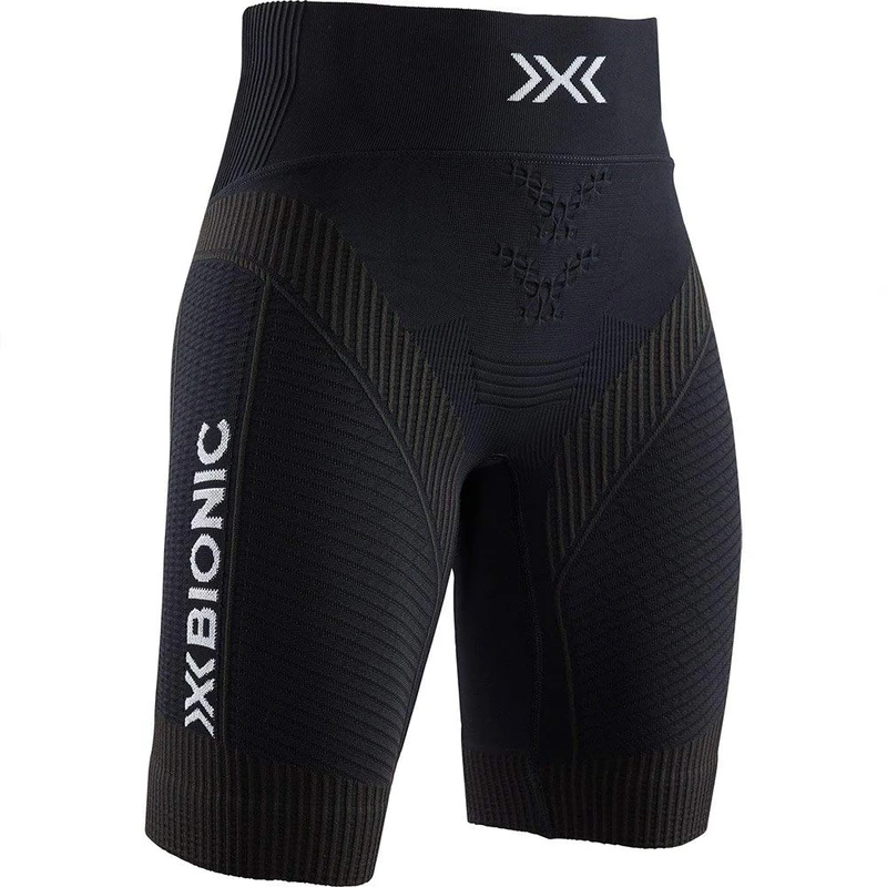 X-BIONIC Women Effektor 4.0 Run Shorts - Opal Black/Arctic White, X-Large