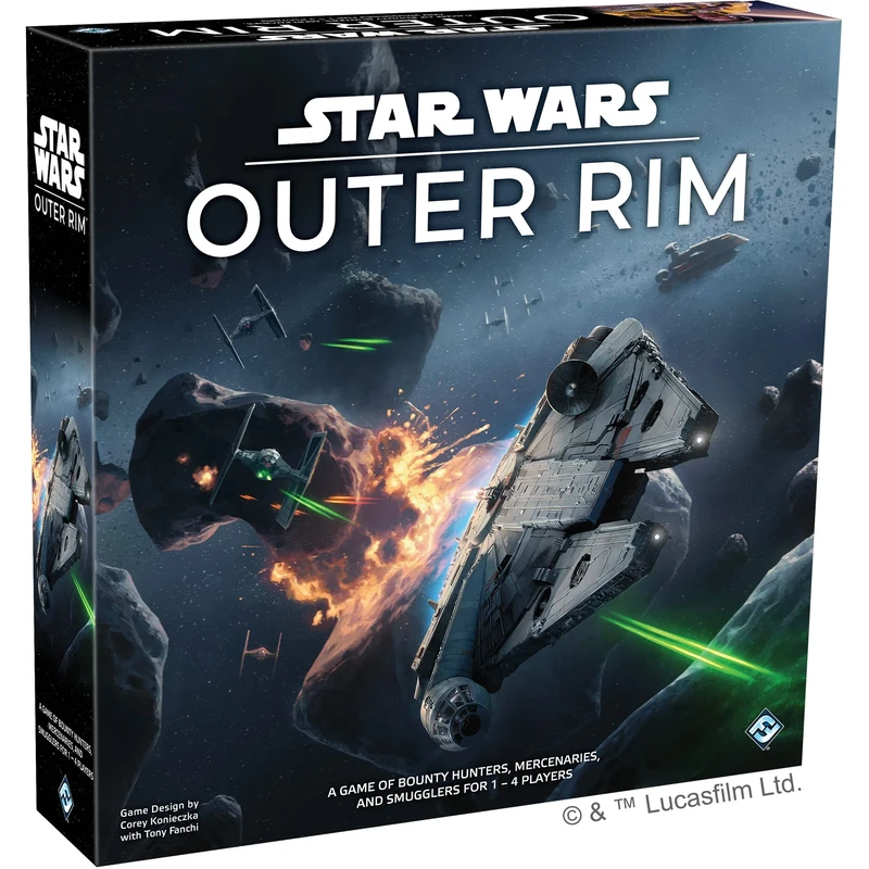 Fantasy Flight Games | Star Wars: Outer Rim | Board Game | Ages 14+ | 1-4 Players | 2-3 Hours Playing Time